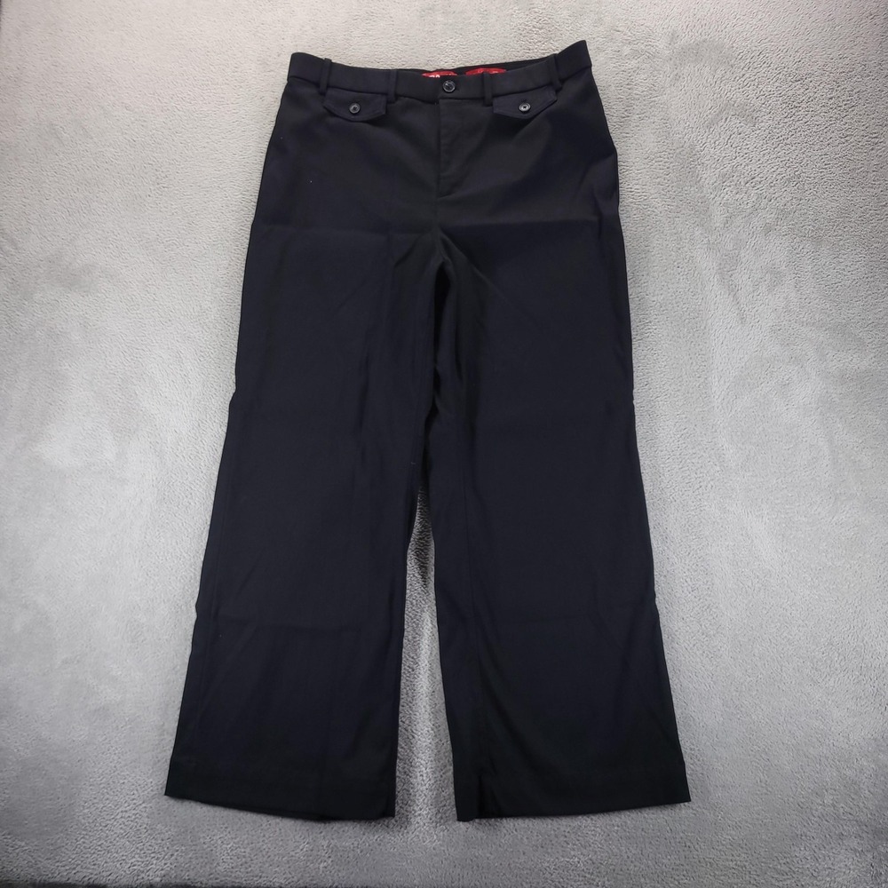 Spanx Pants Womens XL P Black Easy Flare Pant SPANXsupersmooth Stretch Twill